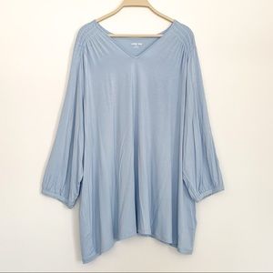 Women’s Plus Blue Top 3X
